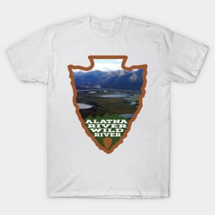 Alatna River Wild River photo arrowhead T-Shirt